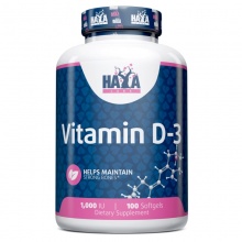 Haya Labs Vitamin D3 1000IU 100 