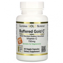  California Gold Nutrition Buffered Gold C 750  60 