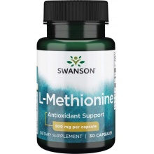 Специальный препарат Swanson L-Methionine 500 мг 30 капсул